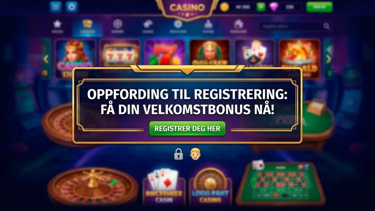 Registrer deg med bonus